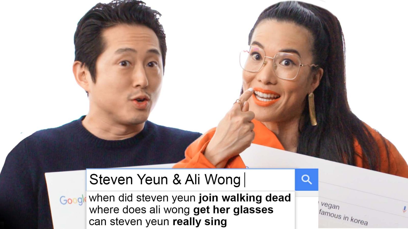 Ali Wong & Steven Yeun Answer the Web's Most Searched Questions