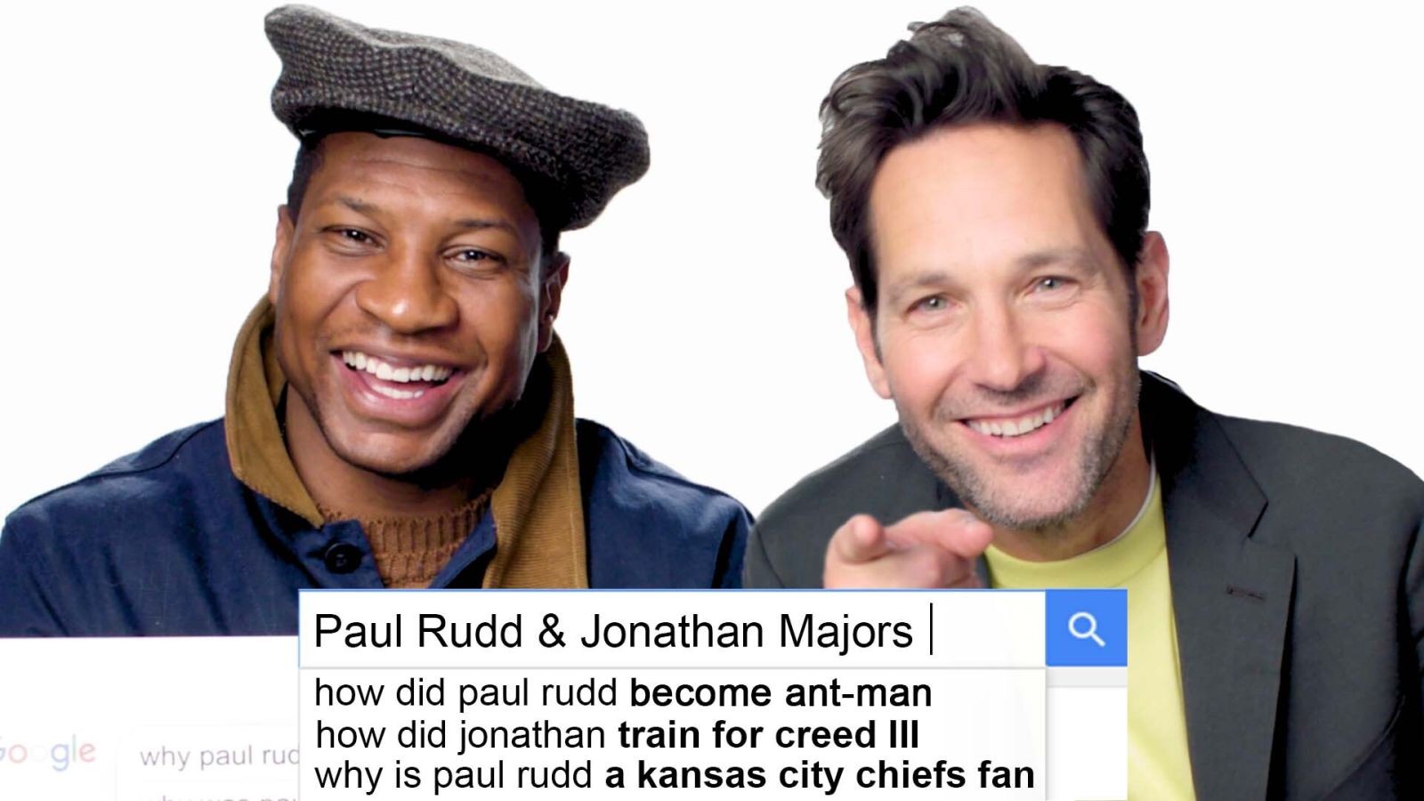Paul Rudd & Jonathan Majors Answer the Web's Most Searched Questions